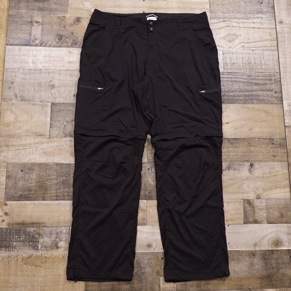 L.L.‎ Bean Vista Trekking Pants women's 18 black straight leg lined